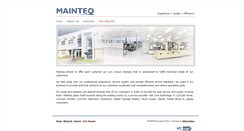 Desktop Screenshot of mainteq-eu.com